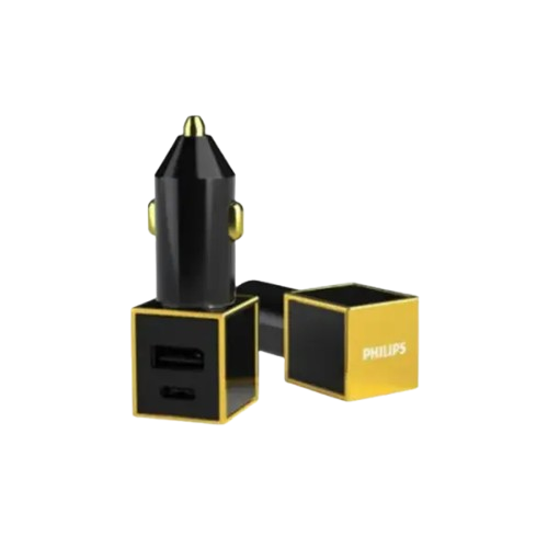 Philips Dual USB PD 30W+USB-A 22.5W Car Charger