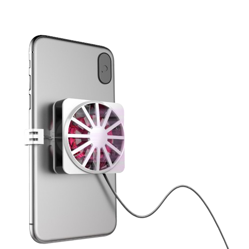 Wintech Universal Gaming Phone Cooler Portable RGB Fan Holder Heat Sink Anchor Game Radiator
