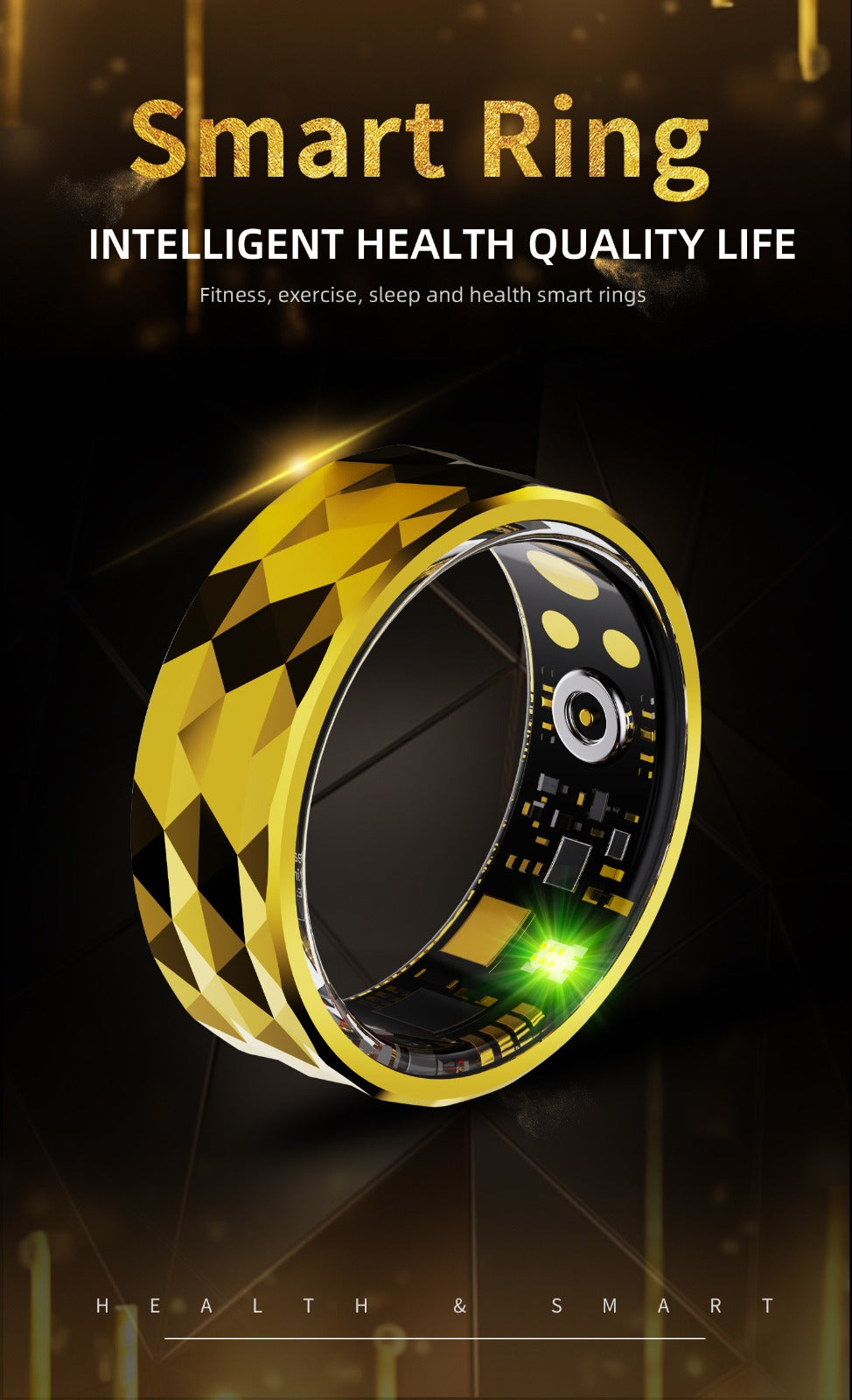 Songan Smart Ring - USB Rechargeable/ Weight Measurer/ Health Tracker