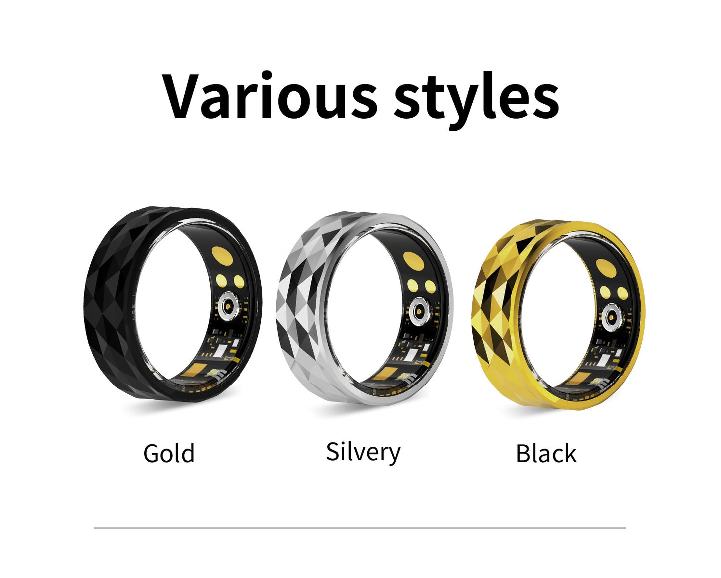 Songan Smart Ring - USB Rechargeable/ Weight Measurer/ Health Tracker