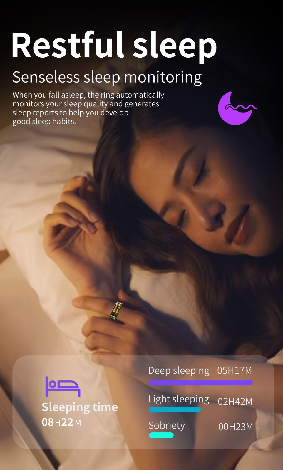 Songan Smart Ring - USB Rechargeable/ Weight Measurer/ Health Tracker