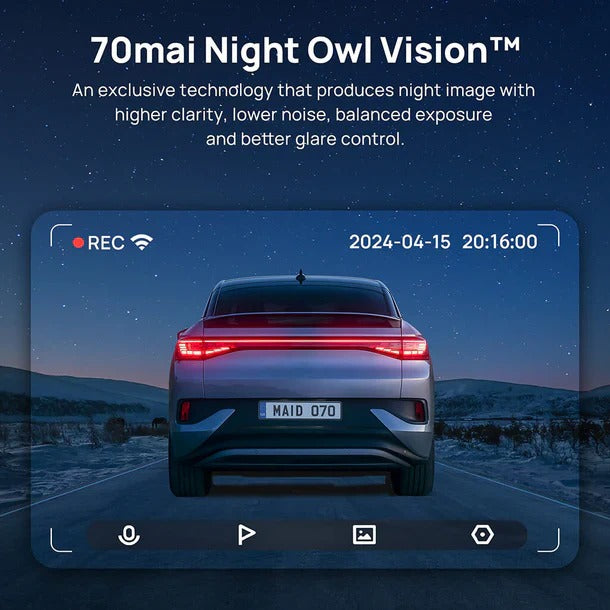 70mai A510 HDR 3K Dual DashCam
