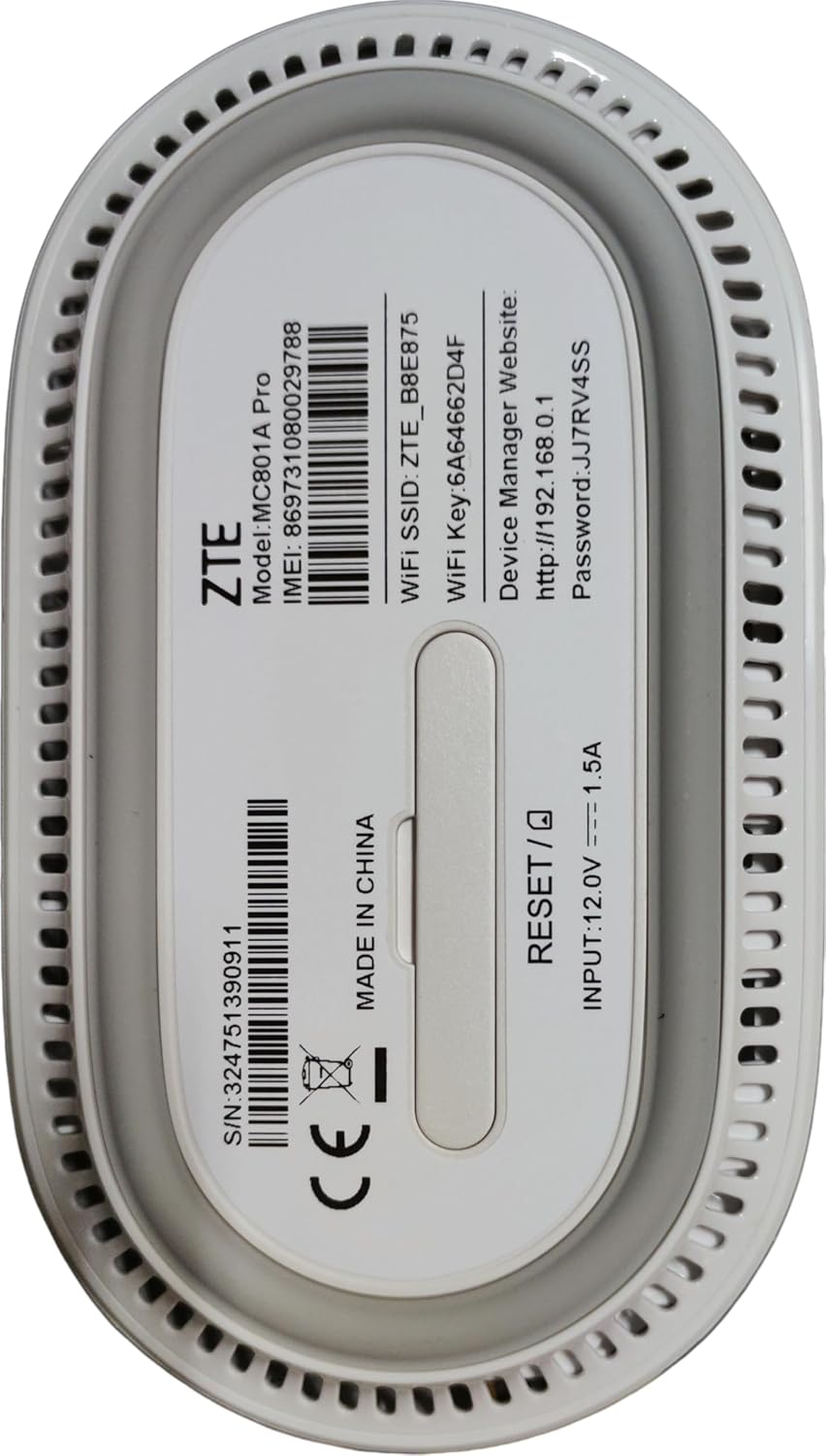 ZTE MC801A Pro 5G Indoor WiFi 6 Router