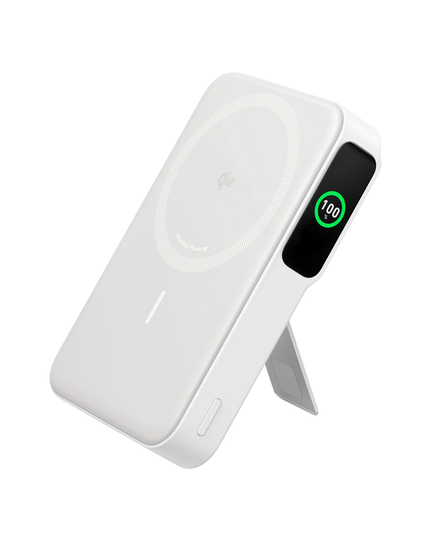 Anker MagGo Power Bank (10K, Qi2 Certified) | W Fast Wireless Charger with Smart Display & Kickstand
