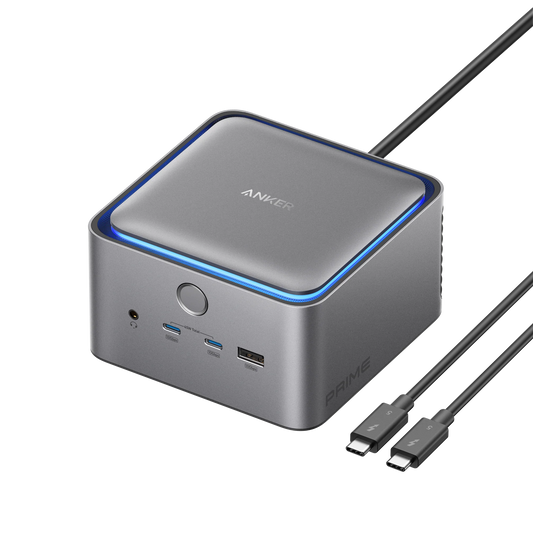 Anker Prime 14-in-1 Thunderbolt 5 Docking Station (8K Display, 140W Power, Dual Display Support, Fast Charging Hub)