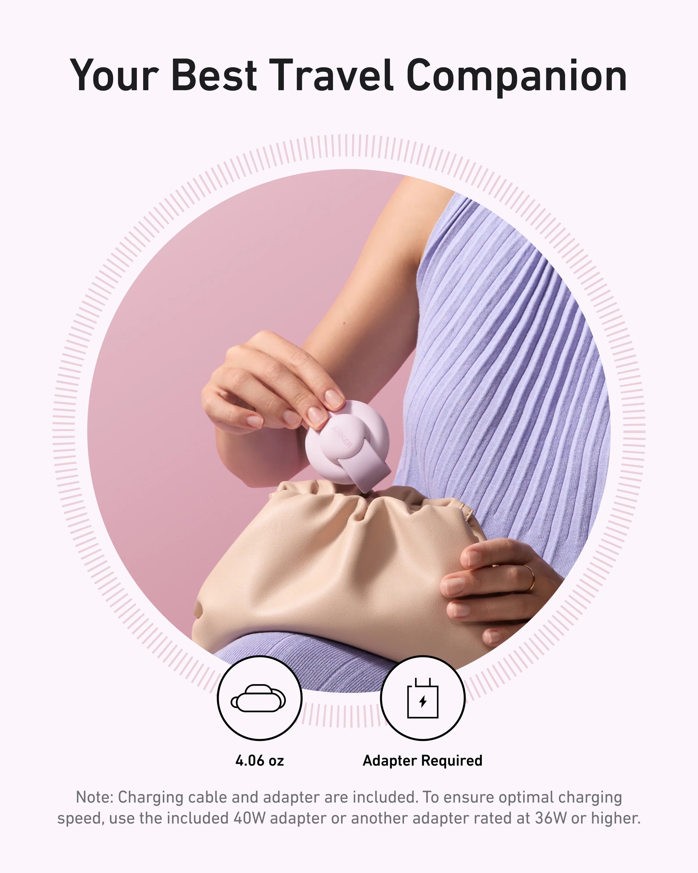 Anker MagGo 3-in-1 Wireless Charging Station (Foldable Pad)