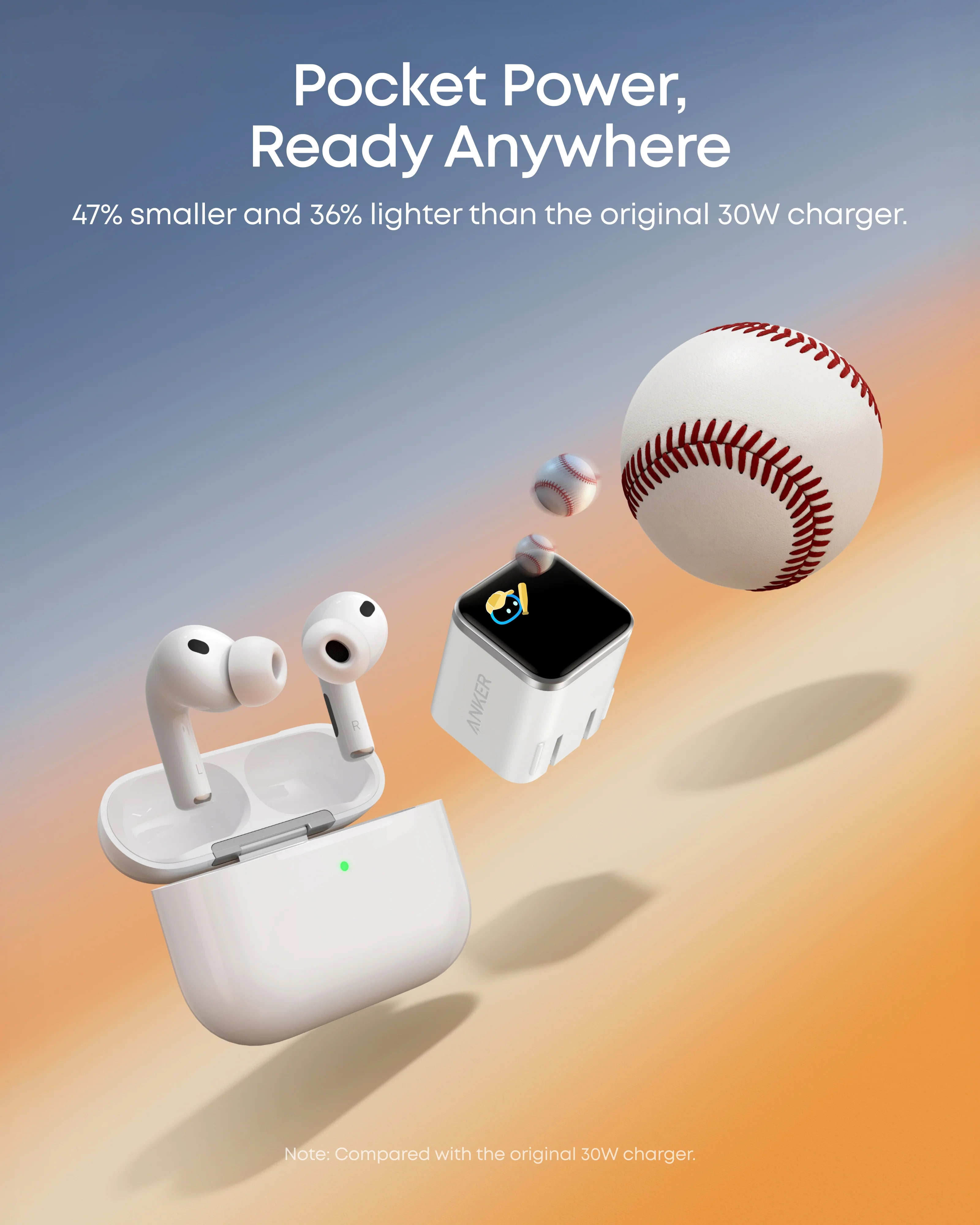 Anker Nano 45W USB-C Fast Charger | Smart iPhone Care Mode | Compact Foldable Design