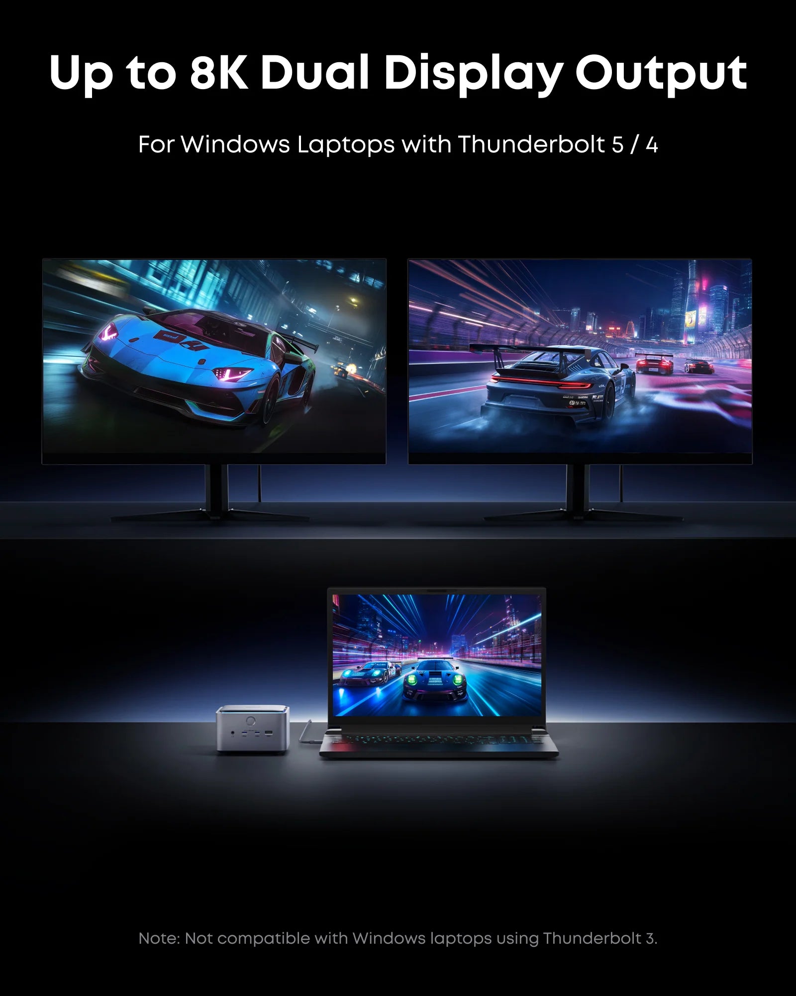 Anker Prime 14-in-1 Thunderbolt 5 Docking Station (8K Display, 140W Power, Dual Display Support, Fast Charging Hub)