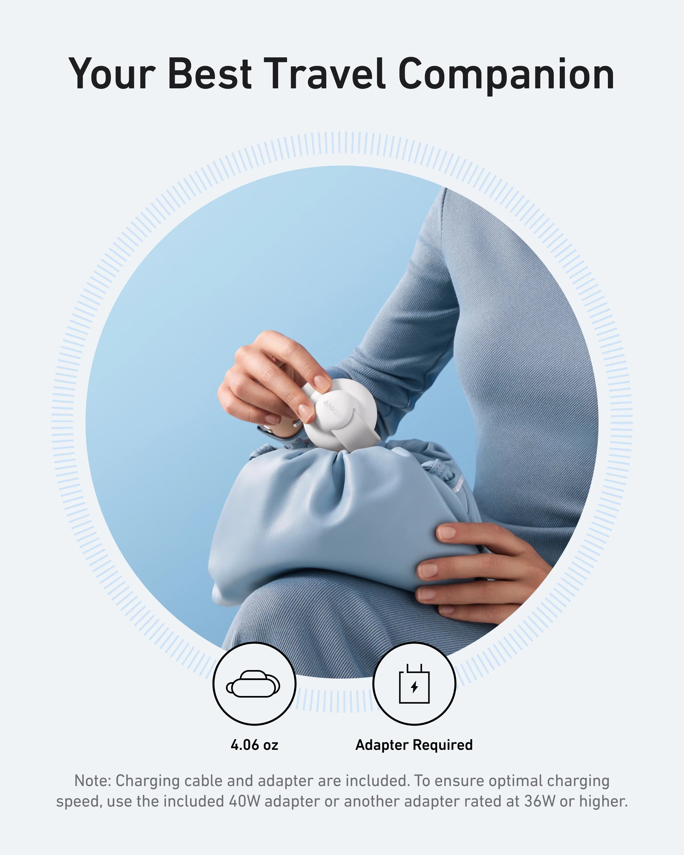 Anker MagGo 3-in-1 Wireless Charging Station (Foldable Pad)