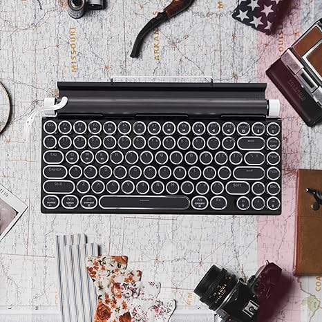 Songan®️ Retro Wireless Mechanical Keyboard
