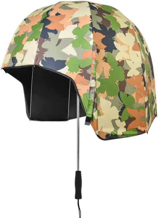 Head Cover Straight Umbrella – Hands-Free Outdoor Protection