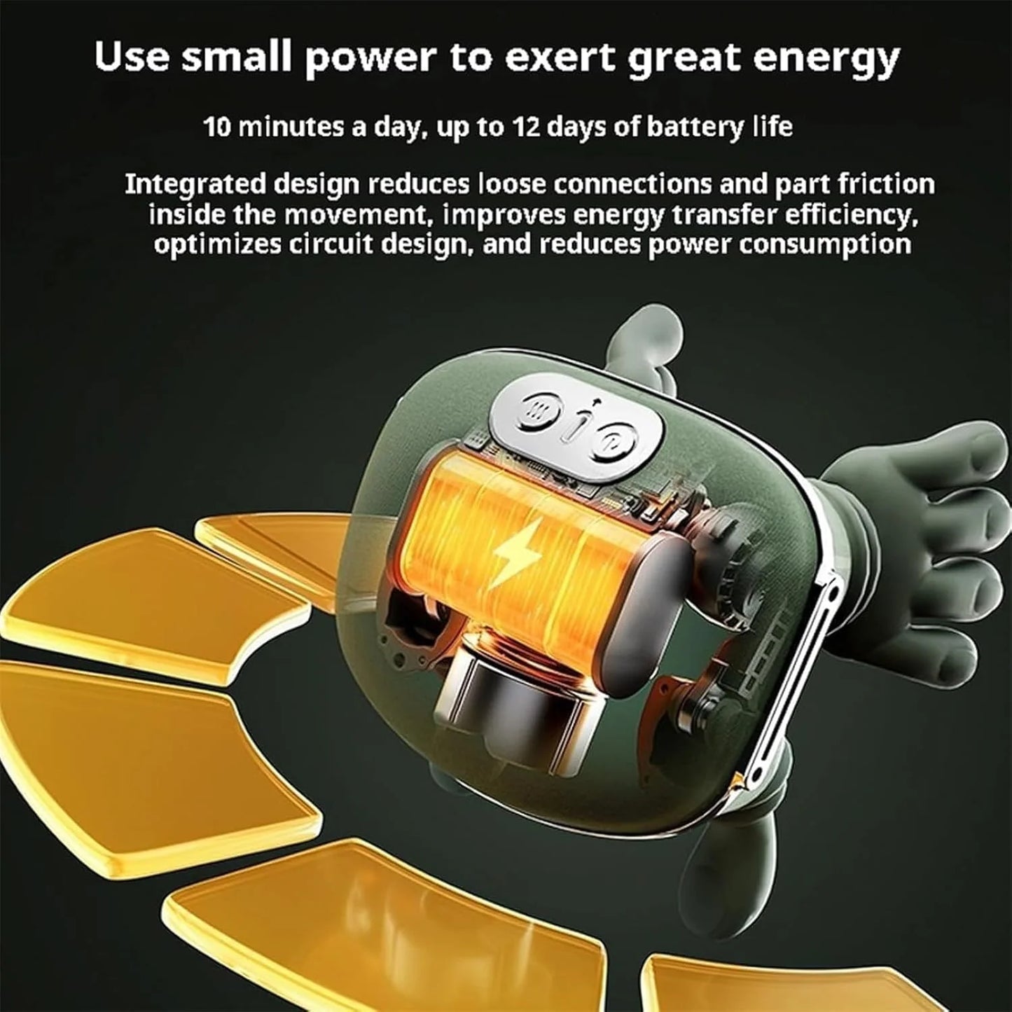 Pulsewin Neck & Shoulder Massager — Human-Hand Design (Green)