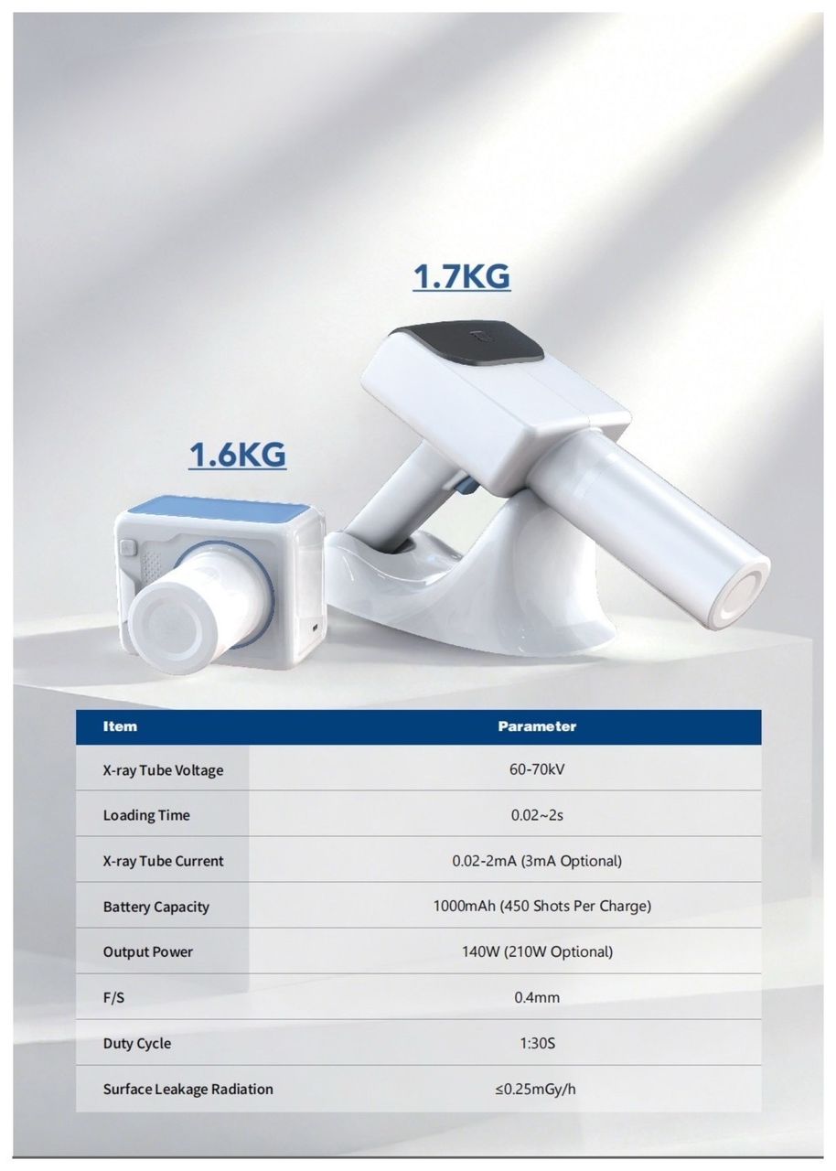 Professional Handheld Dental X-Ray Device – High-Definition Imaging with Adjustable Voltage 60–70kV