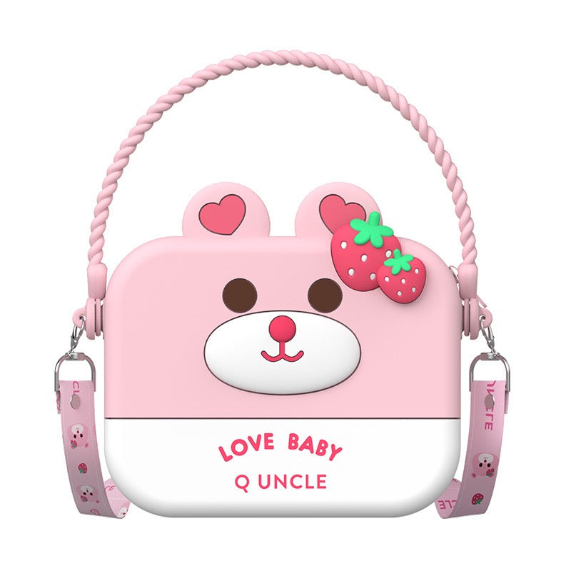 Cute Cartoon Mini Sling Bag for Kids – Bear & Bunny Design | Love Baby Q Uncle