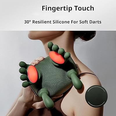 Pulsewin Neck & Shoulder Massager — Human-Hand Design (Green)