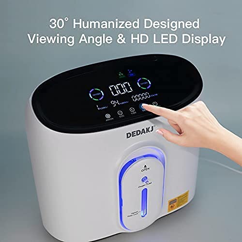 Advanced 1L–8L Oxygen Concentrator with HD Touchscreen & Built-in Stabilizer