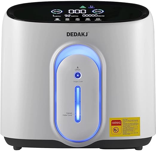 Advanced 1L–8L Oxygen Concentrator with HD Touchscreen & Built-in Stabilizer
