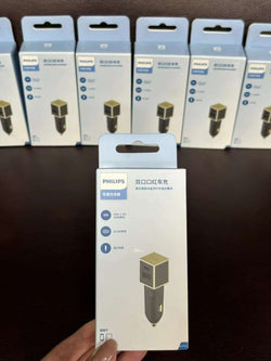 Philips Dual USB PD 30W+USB-A 22.5W Car Charger