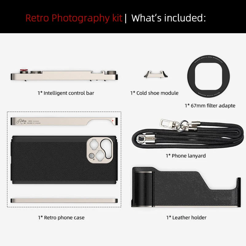Retro Photography Kit for iPhone 17 Series