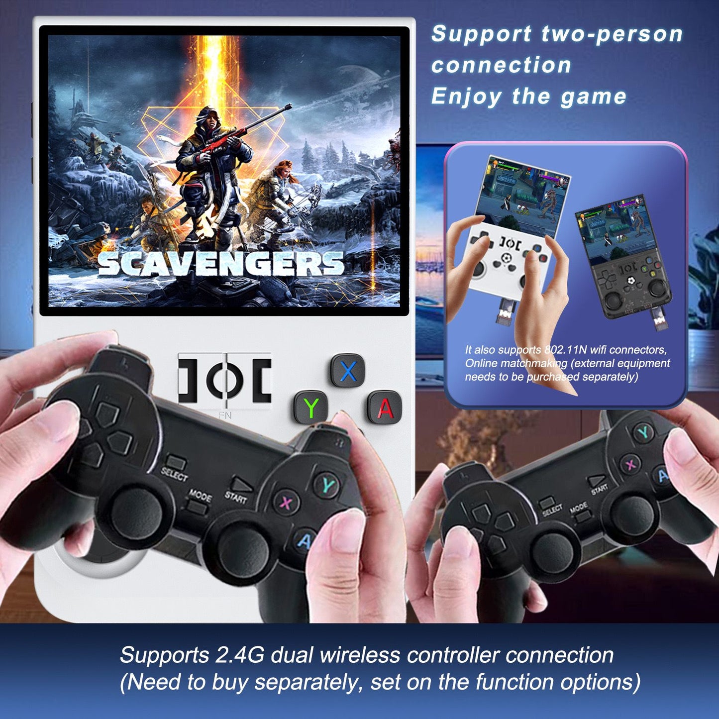 R36 MAX Retro Handheld Game Console