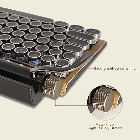 Songan®️ Retro Wireless Mechanical Keyboard