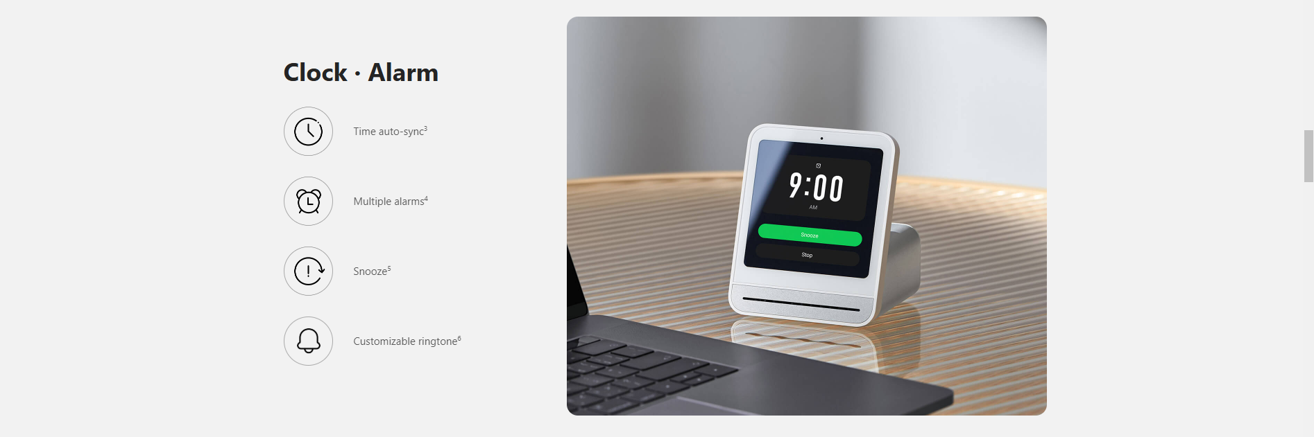 Qingping Air Monitor 2 -  7 metrics · Replaceable PM sensor · Automation · Touchscreen · Wi-Fi connectivity