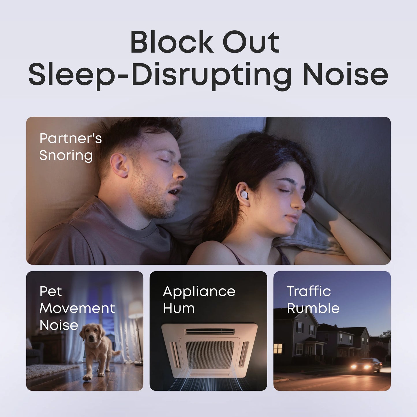 Anker Soundcore Sleep A30 Special Smart Sleep Earbuds with ANC, Snore Masking & Sleep Monitoring