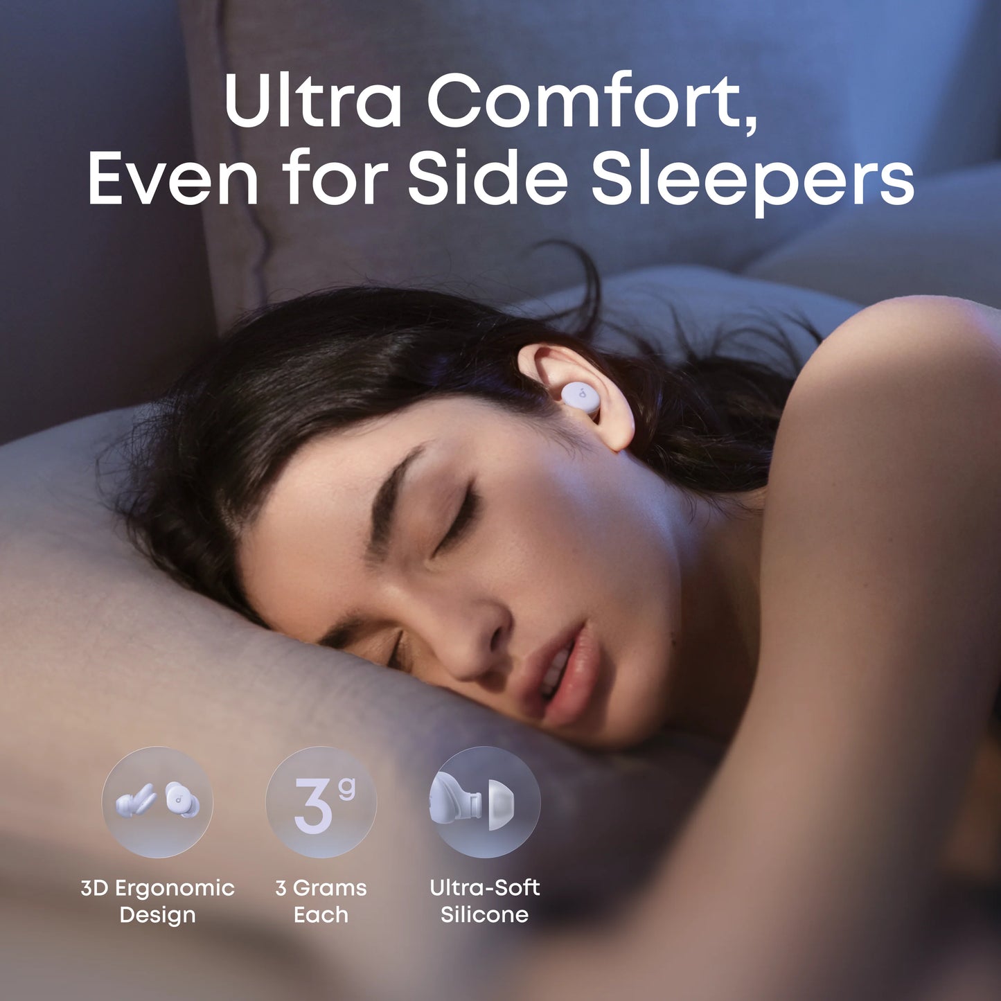 Anker Soundcore Sleep A30 Special Smart Sleep Earbuds with ANC, Snore Masking & Sleep Monitoring