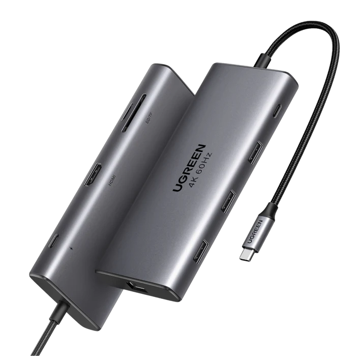 UGREEN Revodok Pro 109 9-in-1 USB-C Hub | 10Gbps USB 3.2 | 4K@60Hz HDMI | 100W PD