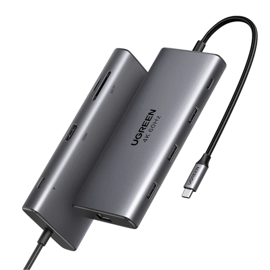 UGREEN Revodok Pro 109 9-in-1 USB-C Hub | 10Gbps USB 3.2 | 4K@60Hz HDMI | 100W PD