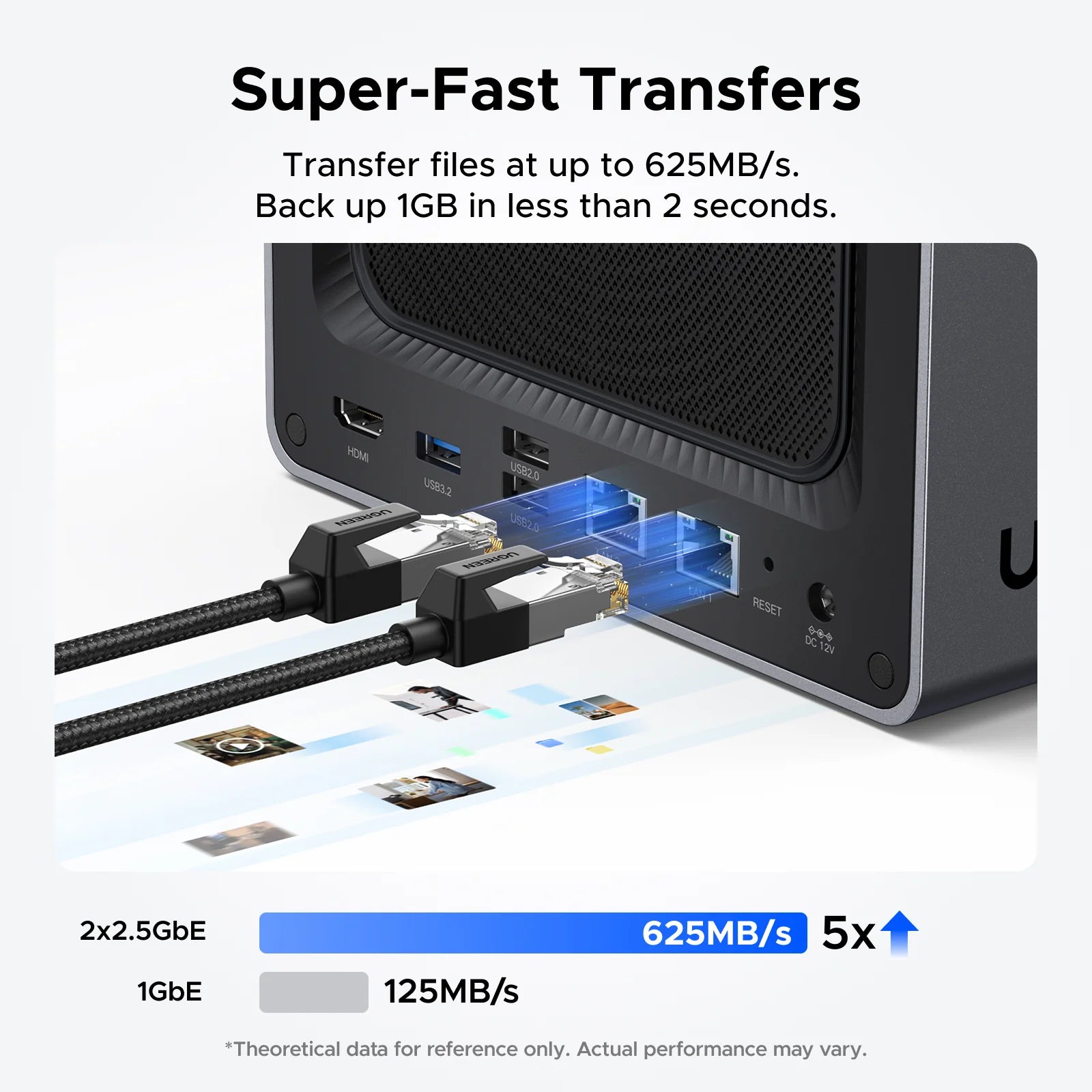UGREEN NASync DXP4800 Plus – 4-Bay High-Performance Desktop NAS (Diskless)