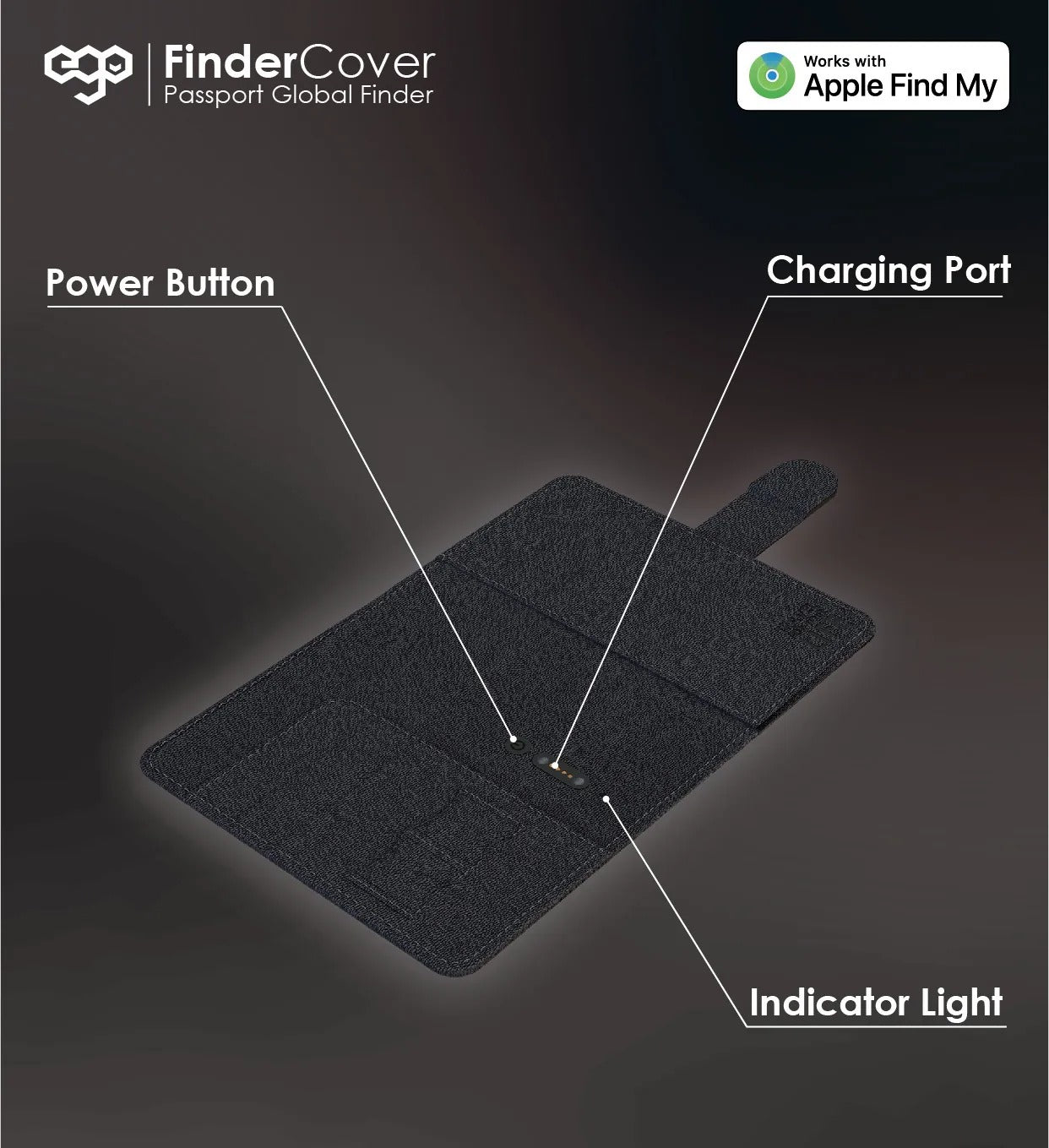 EGO FinderCover Passport Global Tracker