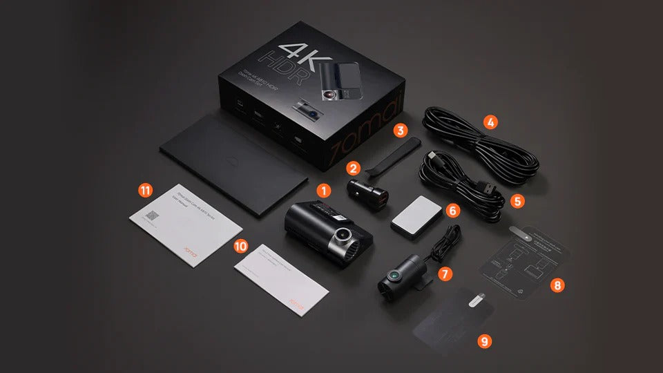 70mai A810 Dual Channel 4K Dash Cam – Sony Starvis 2 IMX678 HDR