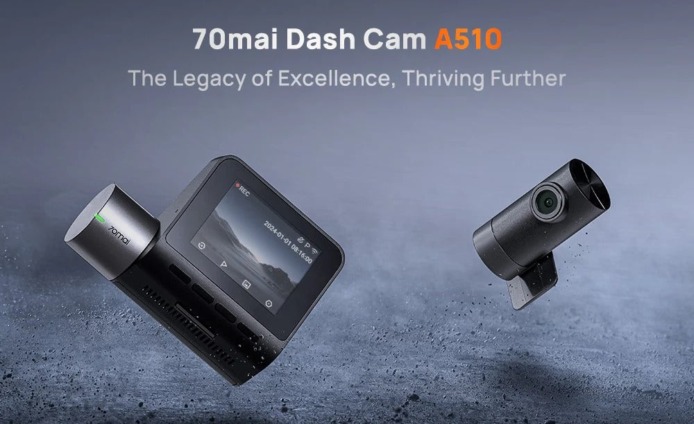 70mai A510 HDR 3K Dual DashCam