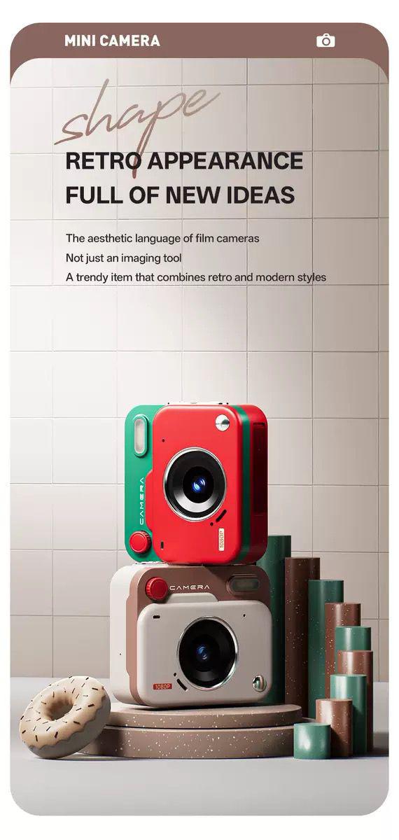 Retro  Mini Camera – Compact, Stylish & Powerful