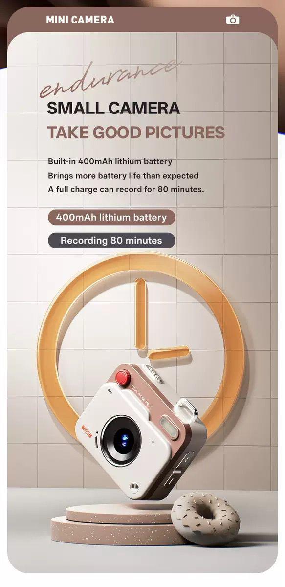 Retro  Mini Camera – Compact, Stylish & Powerful