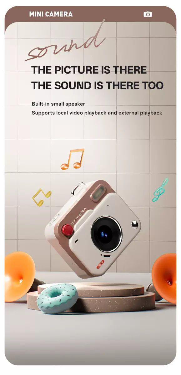 Retro  Mini Camera – Compact, Stylish & Powerful
