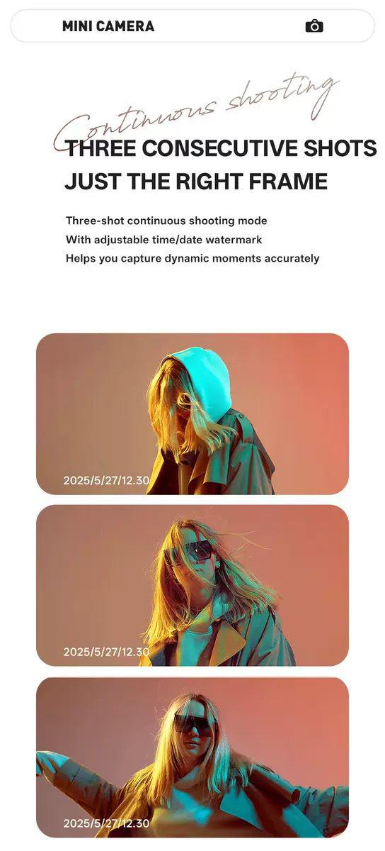 Retro  Mini Camera – Compact, Stylish & Powerful