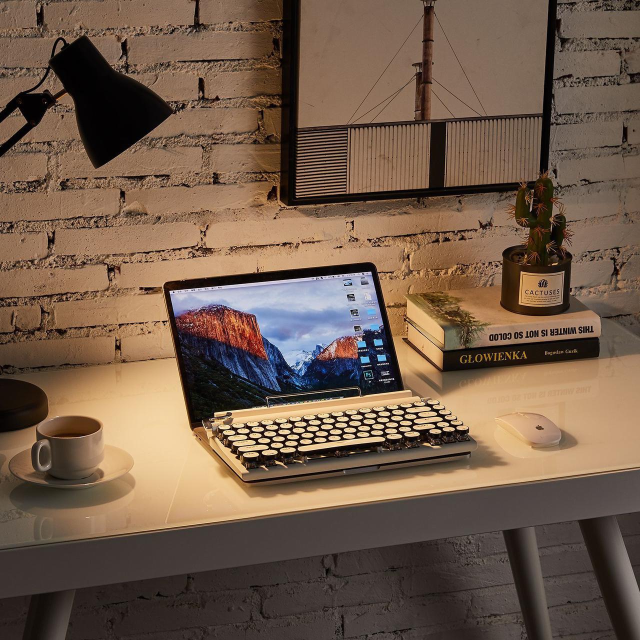 Songan®️ Retro Wireless Mechanical Keyboard