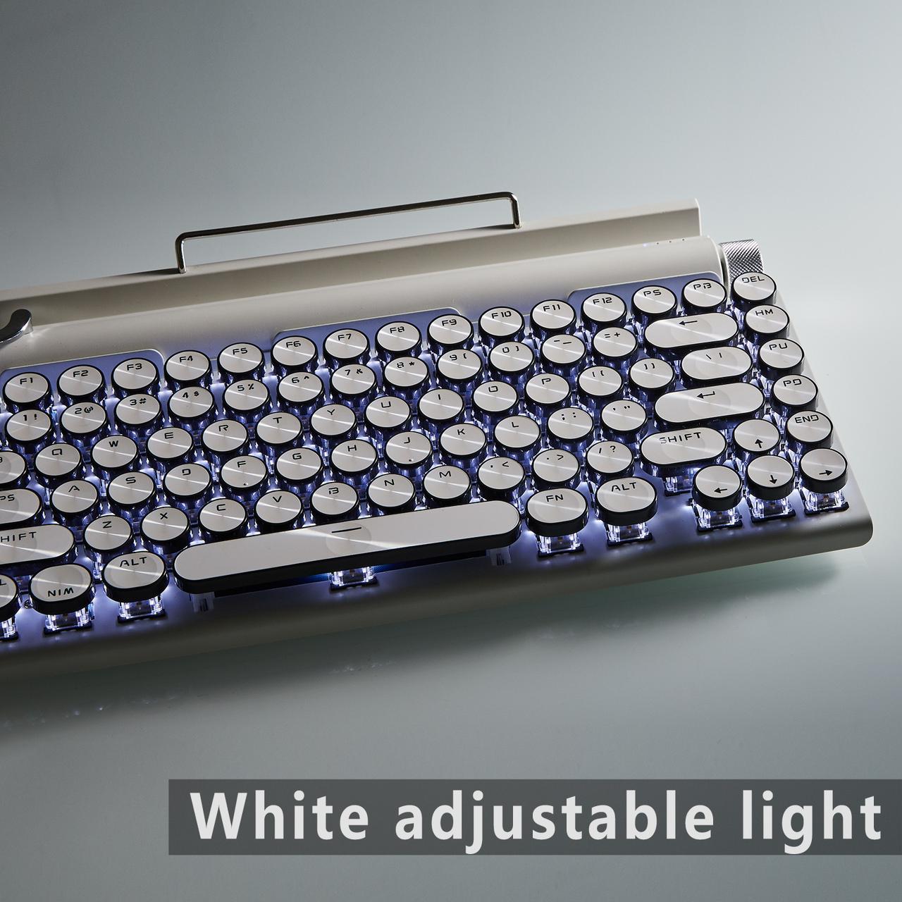 Songan®️ Retro Wireless Mechanical Keyboard
