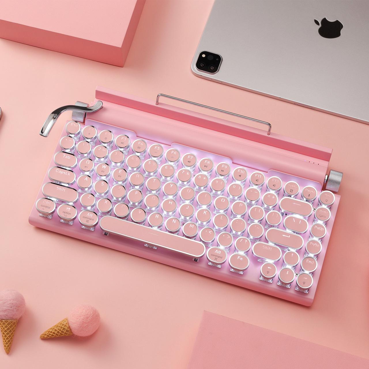 Songan®️ Retro Wireless Mechanical Keyboard