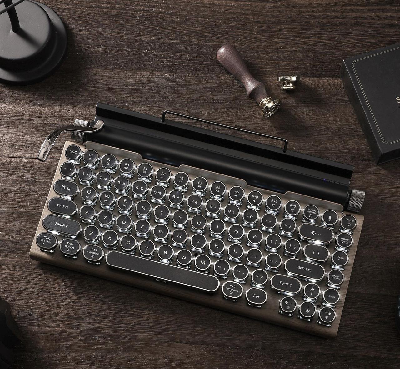Songan®️ Retro Wireless Mechanical Keyboard