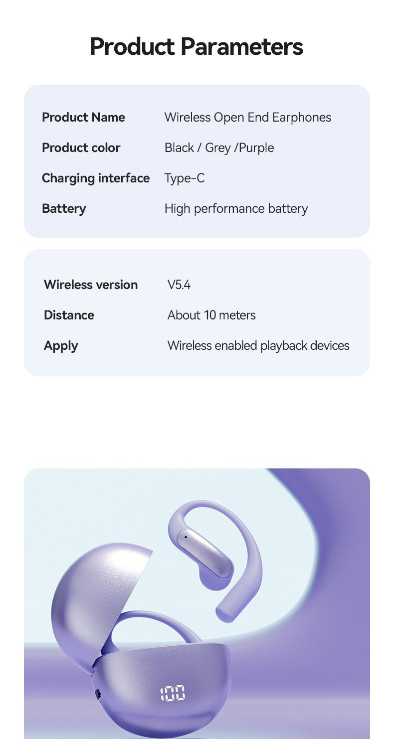 Wirelss Multi-Language Translator  Earphones with HD Voice & Immersive Sound