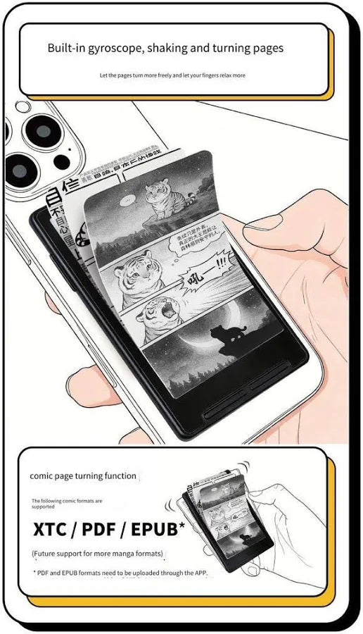 Xteink X3 Ultra-Compact E-Reader – Pocket-Sized Smart Reading Device with E-Ink Display