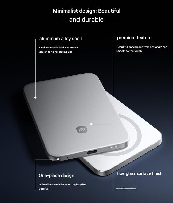Xiaomi Ultrathin Magnetic Power Bank 5000mAh – 15W