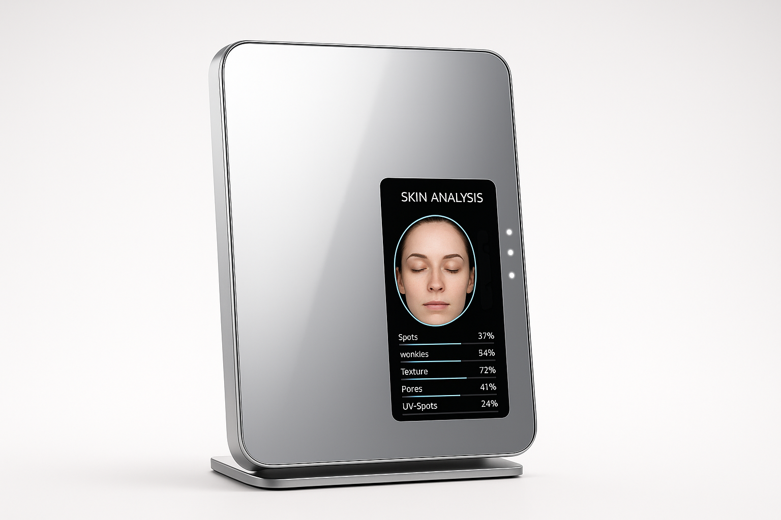 Generate image with skin mirroring device